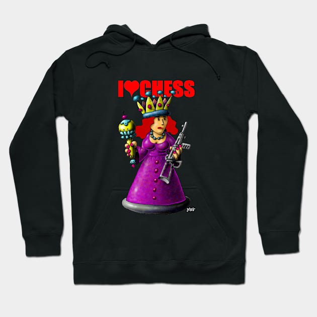 Chess - The Queen Hoodie by JohnT